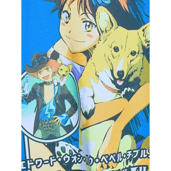 Cowboy Bebop with Edward and Ein Anime Manga Sunrise Graphic Tee - NWT - Picture 5 of 8